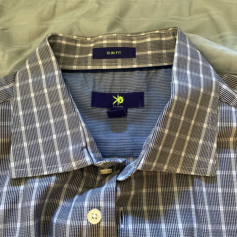 Egara men’s slim fit cotton button down